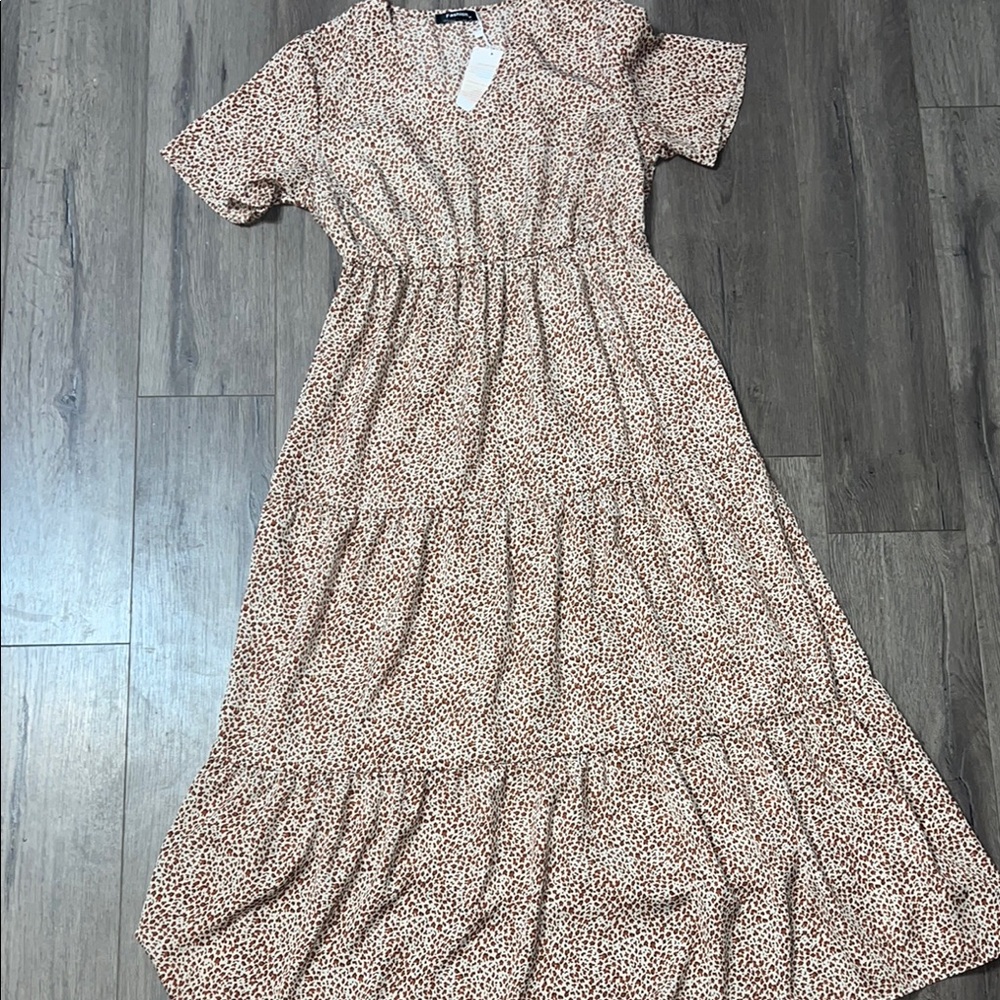 Cheetah Print Maxi Dress